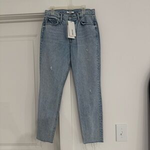 NWT Revolve GRLFRND Denim The Karolina in Slow Down